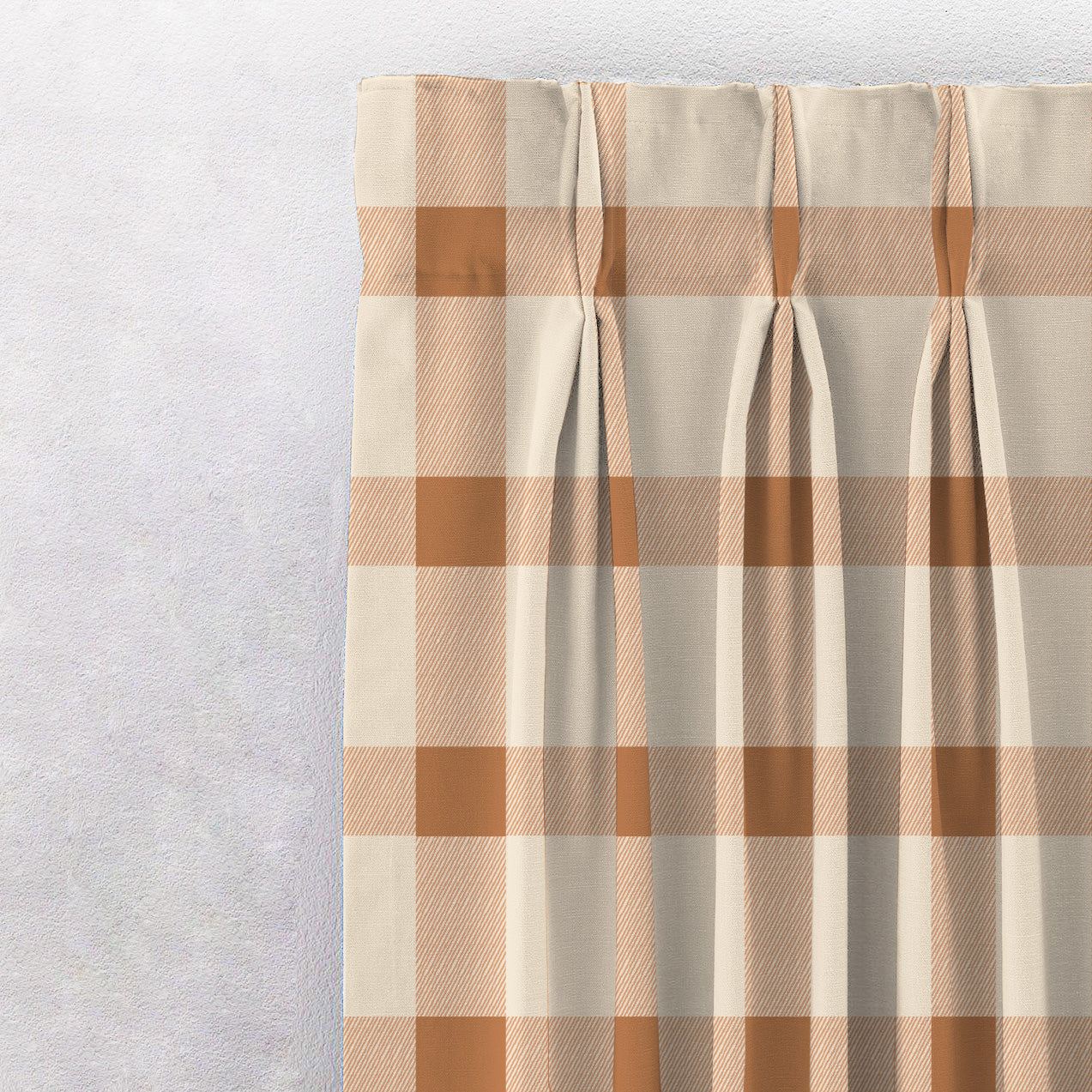 Digital Boho Printed Twill Textured Room Darkening Curtains Set Of 2 - DS535C