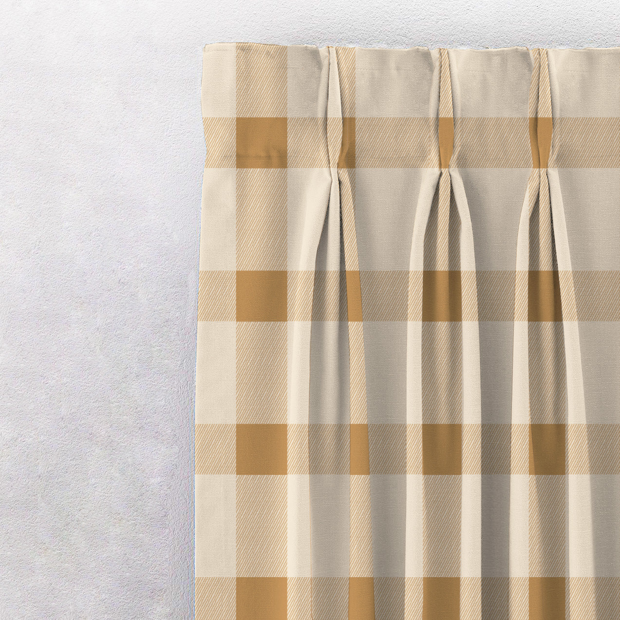 Digital Boho Printed Twill Textured Room Darkening Curtains Set Of 2 - DS535D
