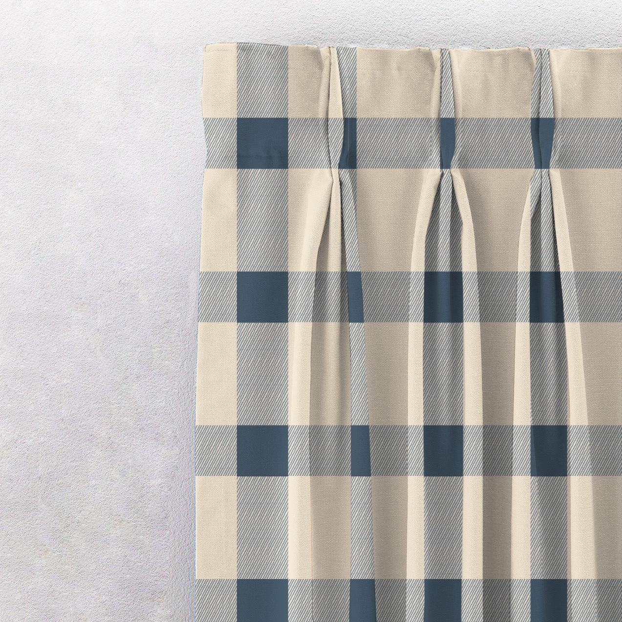 Digital Boho Printed Twill Textured Room Darkening Curtains Set Of 2 - DS535F