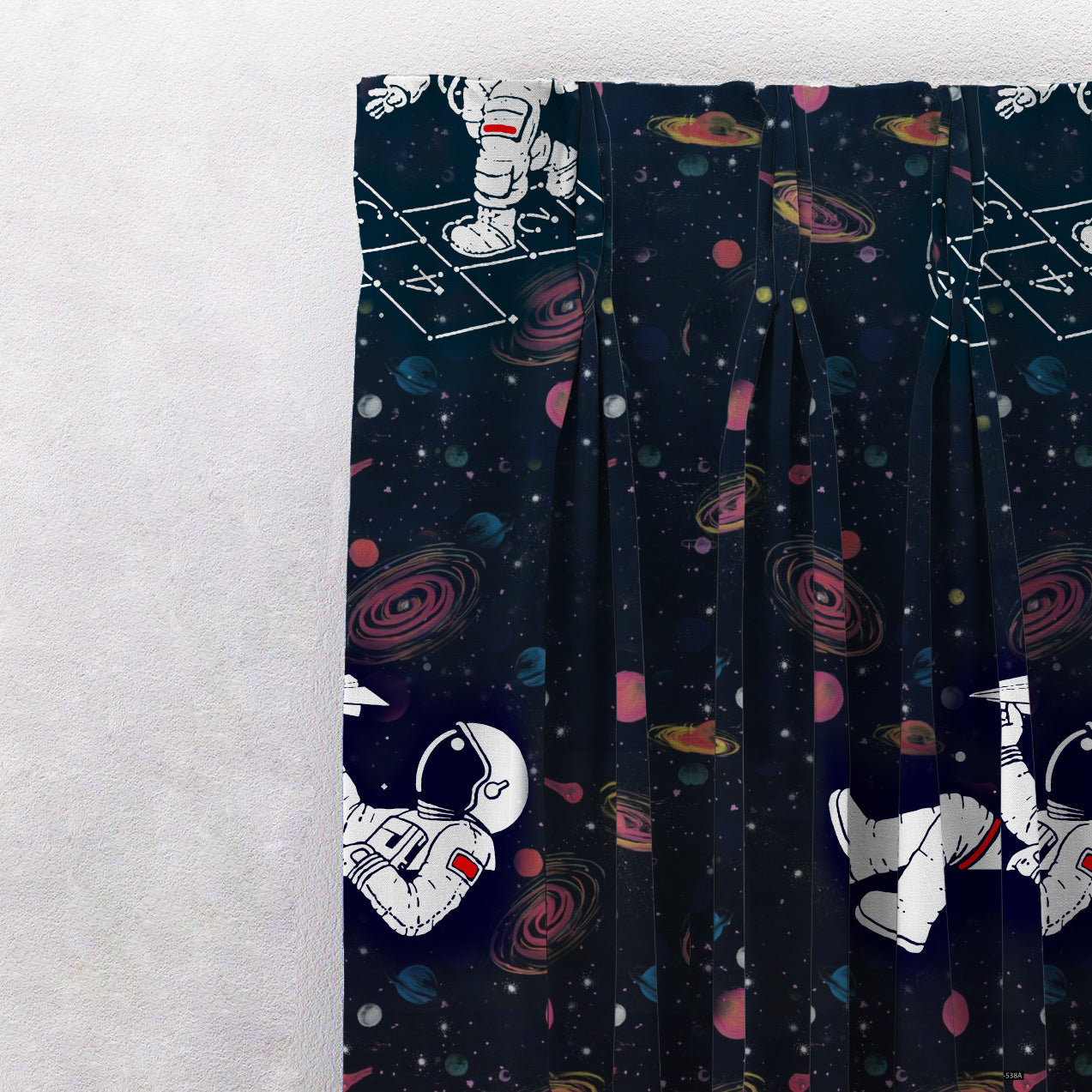 Elegant Kids Print Room Darkening  Curtain - Set of 2 - DS538A