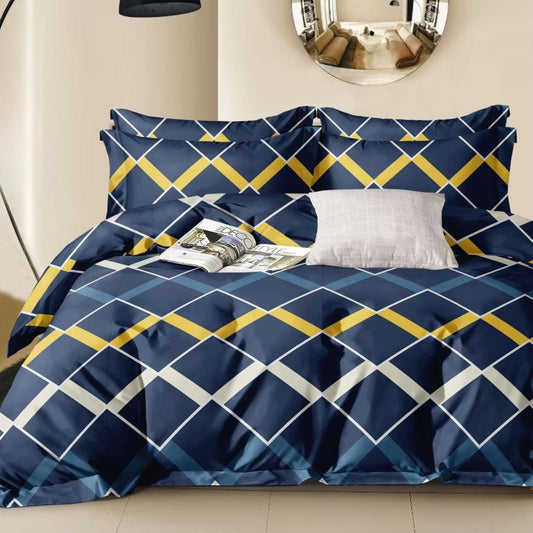 Deco Mirage 210 TC Cotton Blend Flat King Bedsheet