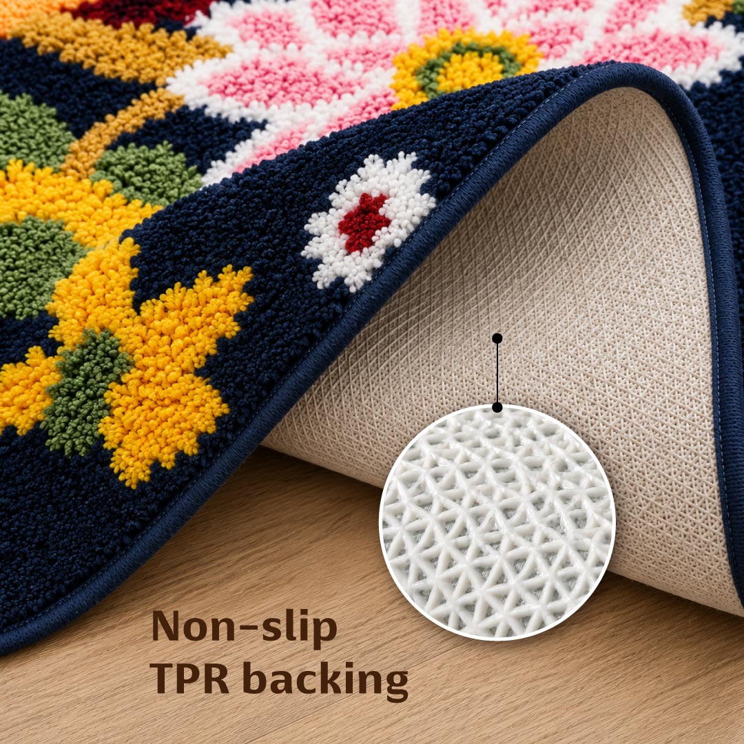 Nature Blue Bathroom Mat