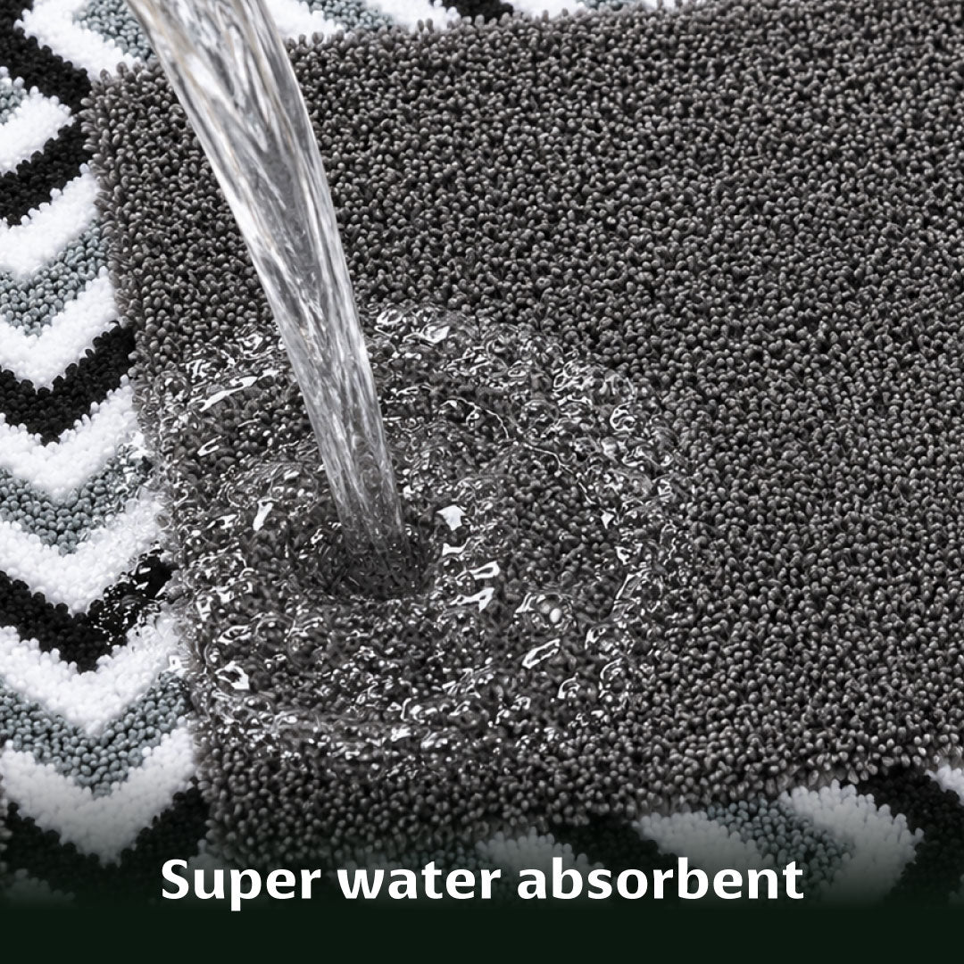 RT Grey Bathroom Mat