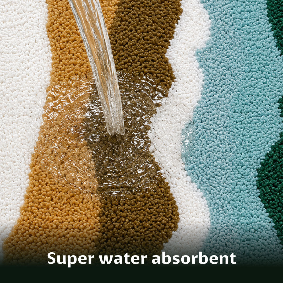 Waves Bathroom Mat