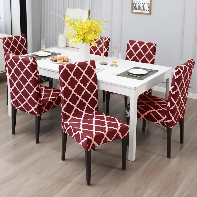 Red Diamond - Luxury Quality Strechable & Dust-proof Chair Table Covers