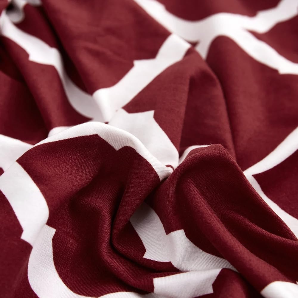 Maroon Diamond - Luxury Quality Strechable & Dust-proof Sofa Cover