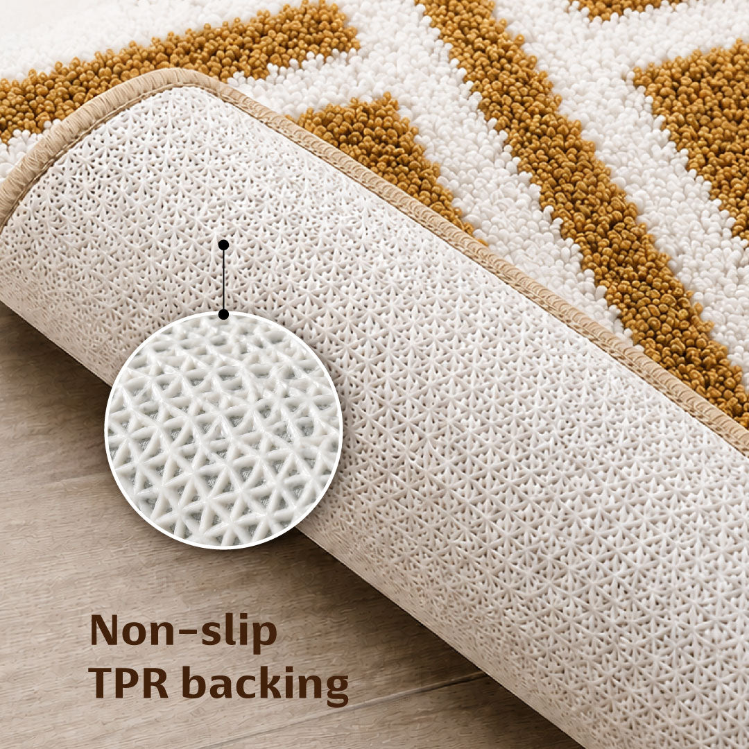 ED Beige Bathroom Mat