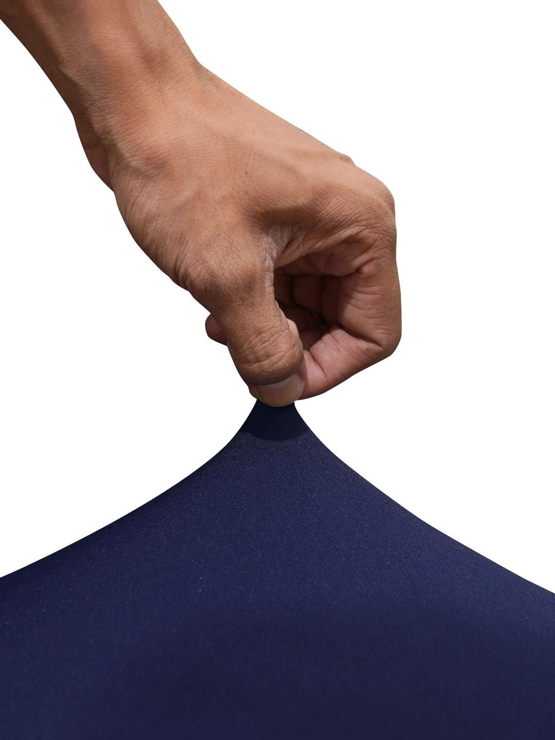 Navy Blue Solid Chair Cover