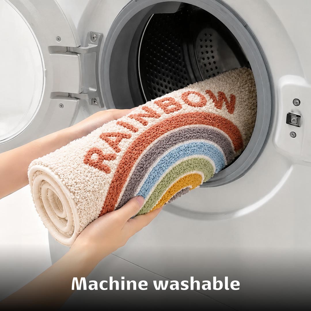 Rainbow Bathroom Mat