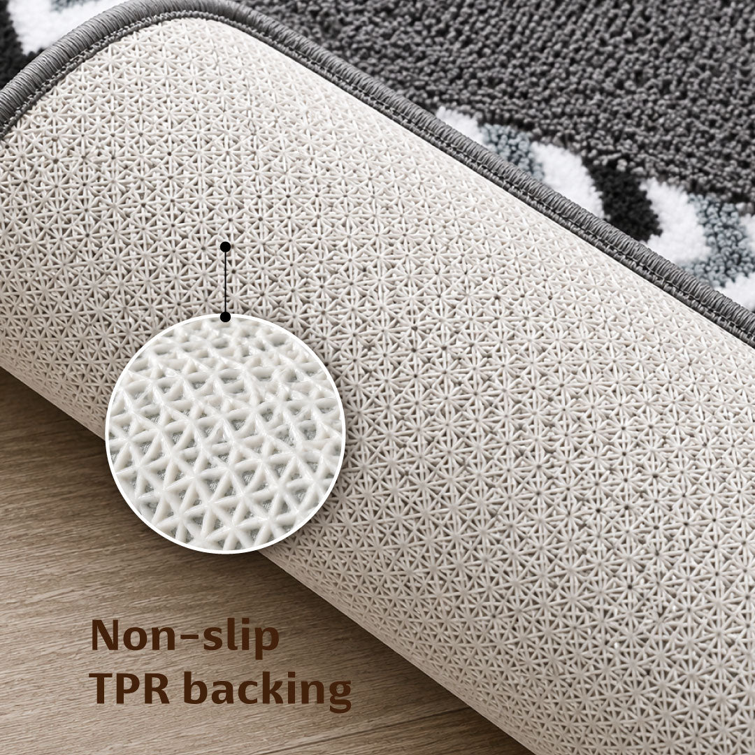 RT Grey Bathroom Mat