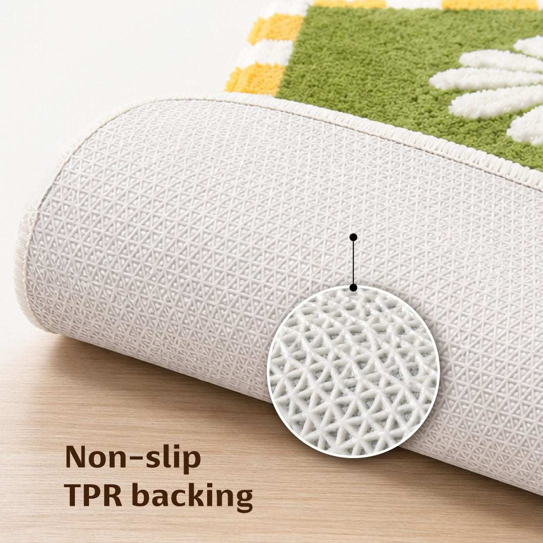 Blossom Green Bathroom Mat