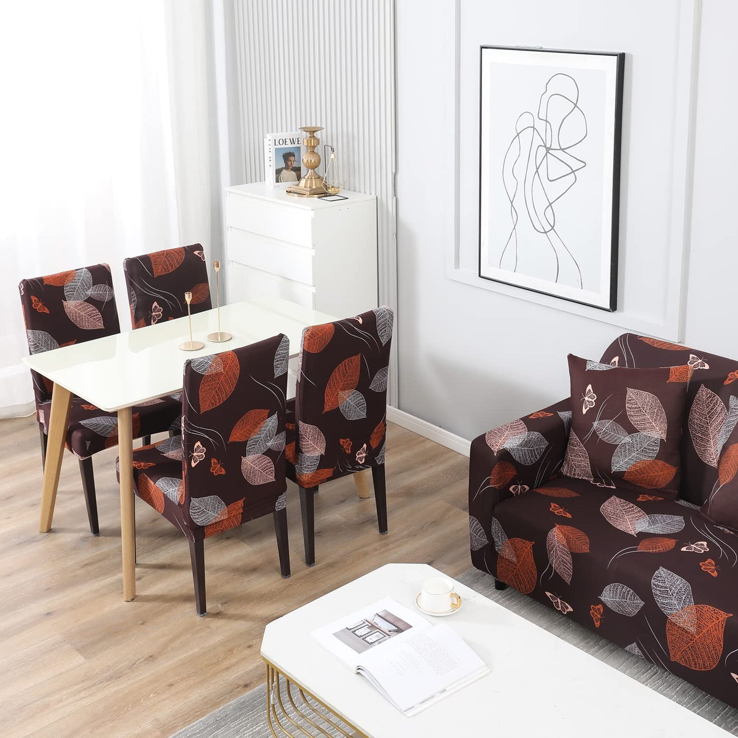 Prism Gold - Luxury Quality Strechable & Dust-proof Sofa Cover