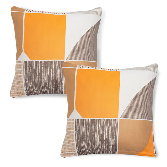 ORANGE SQUARE ABSTRACT- Dustproof & Waterproof Covers