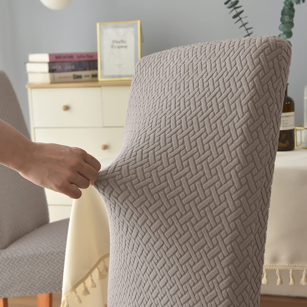 Polar Fleece Chair Cover : Khaki