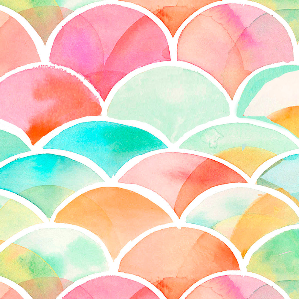 Elegant Geometric  Print Room Darkening Curtain - Set of 2 - DS81A