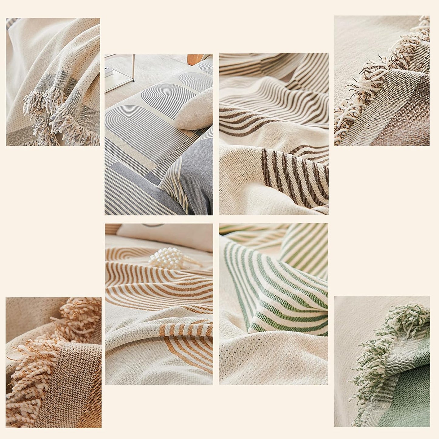 Premium Double Sided Chenille Sofa Covers - Grey Juniper