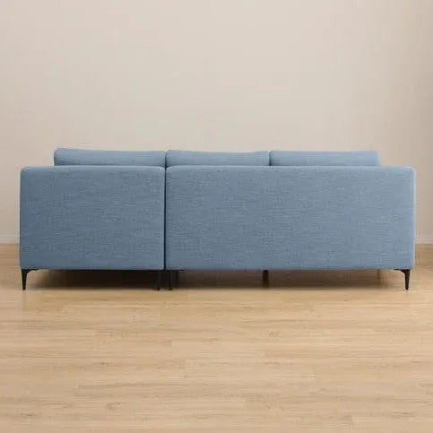 Flora 4 Seater L Shape Fabric Sofa For Living Room
