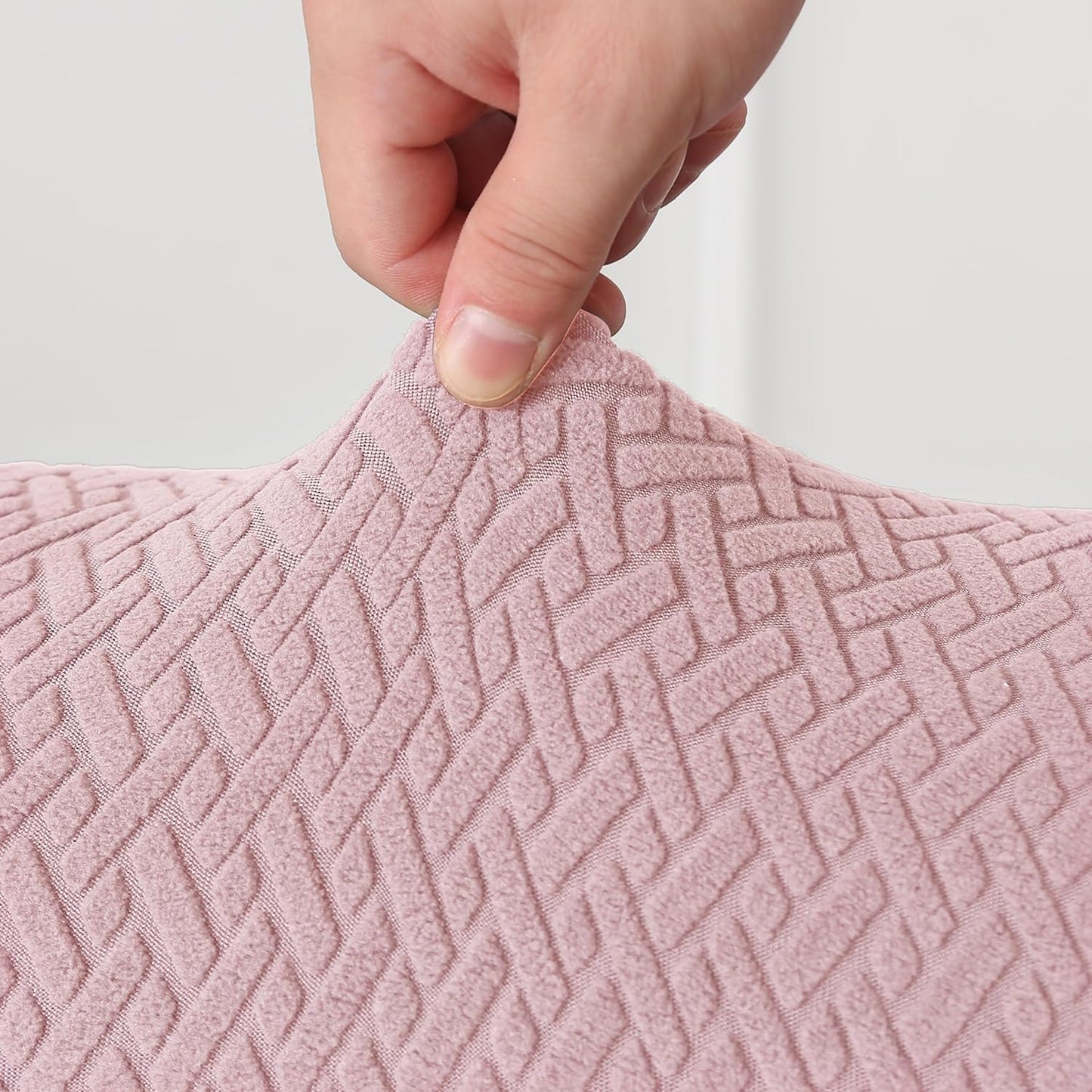 Polar Fleece Chair Cover : Blush PInk