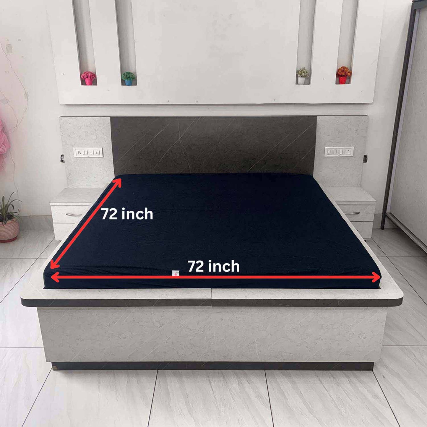 100% Waterproof & Dustproof Mattress Protector | Soft, Breathable & Washable | Protects from Spills, Stains & Allergies