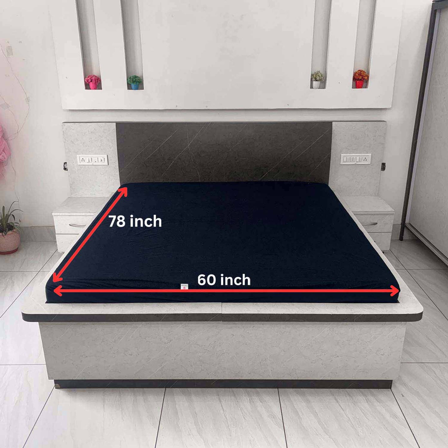 100% Waterproof & Dustproof Mattress Protector | Soft, Breathable & Washable | Protects from Spills, Stains & Allergies