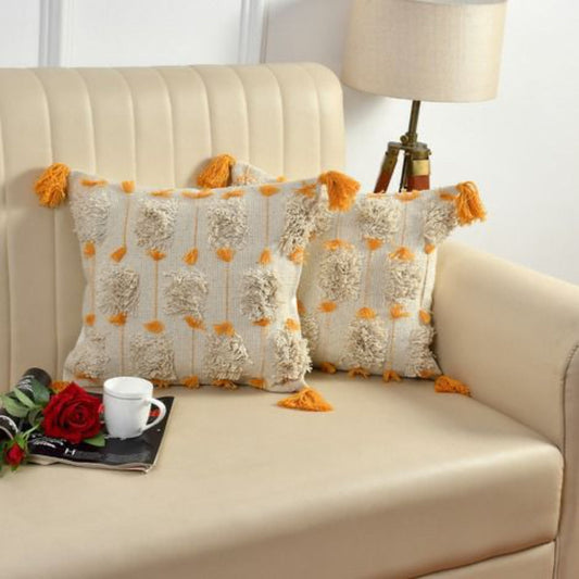 Bohemian Decor Hand Crafted Throw Cushion Covers 16”x 16”