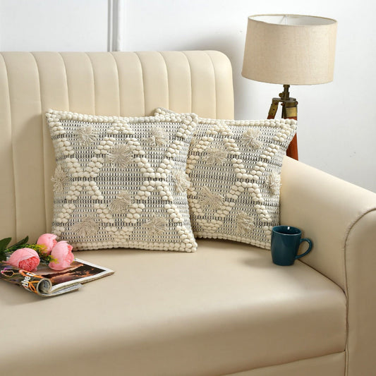Bohemian Decor Hand Crafted Throw Cushion Covers 16”x 16”