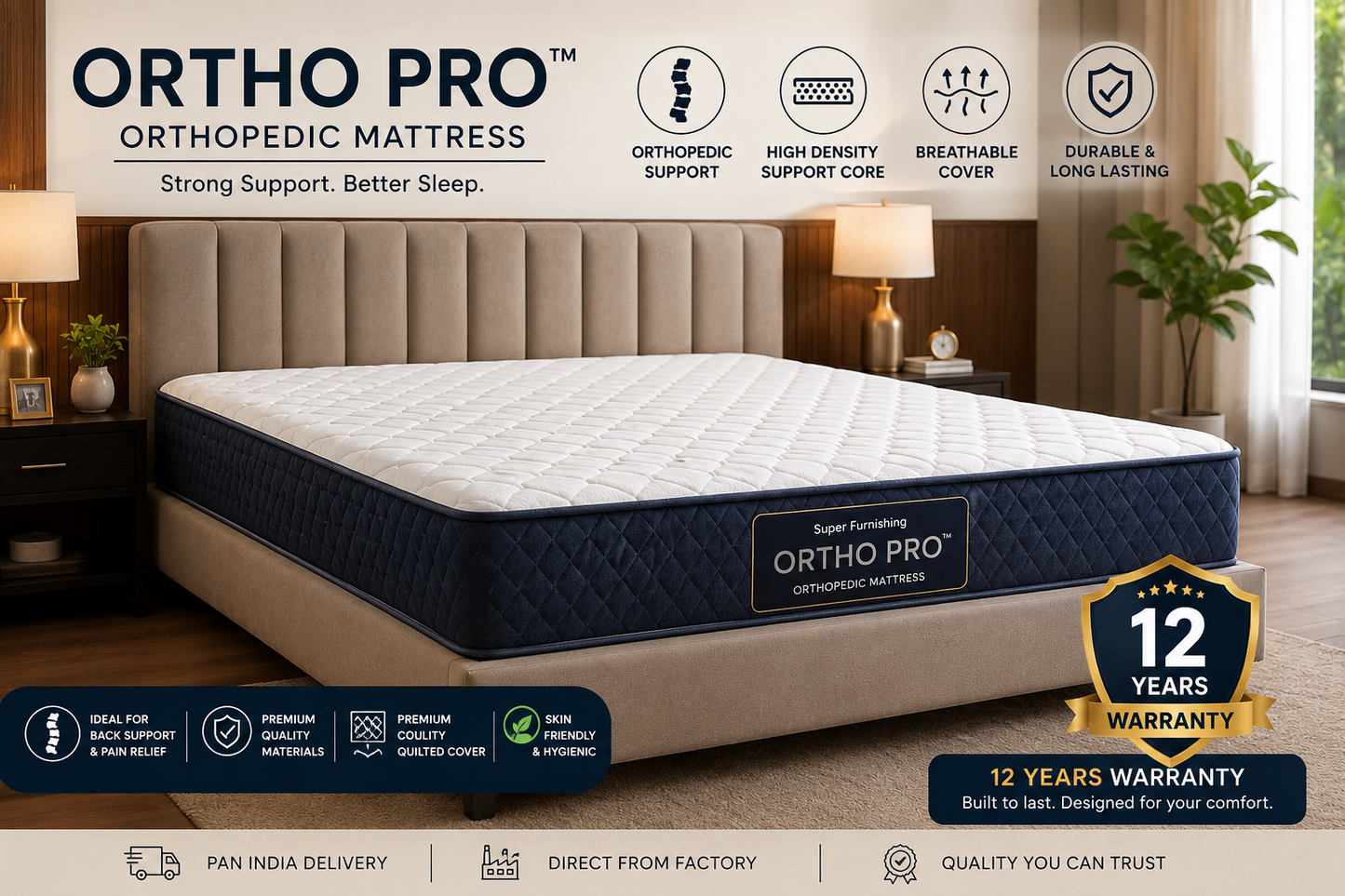 SUPER ORTHO PRO™ MATTRESS