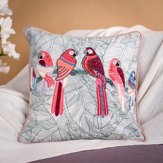 Embroidered Cushion Cover