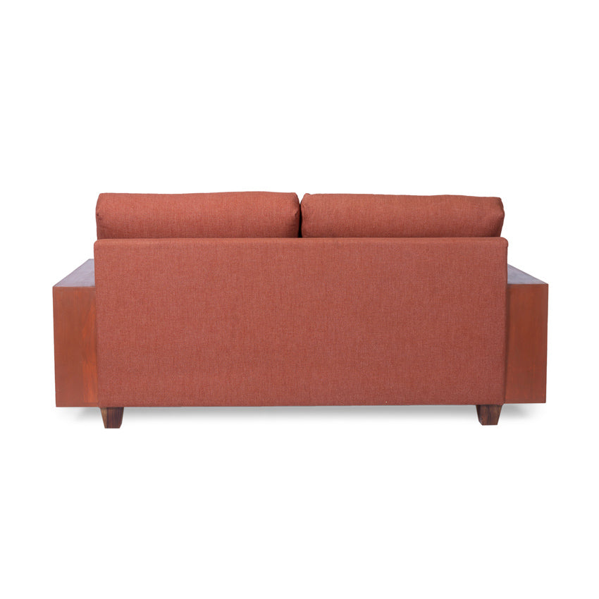 Noah Large 2 Seater Sofa with Wooden Handrest