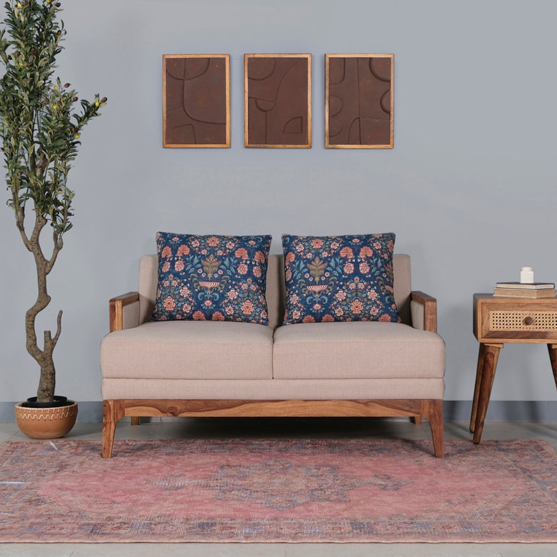 Arbor Rattan Sofa 2 Seater Textured Ivory