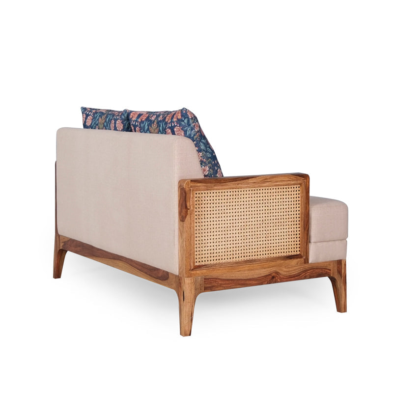 Arbor Rattan Sofa 2 Seater Textured Ivory