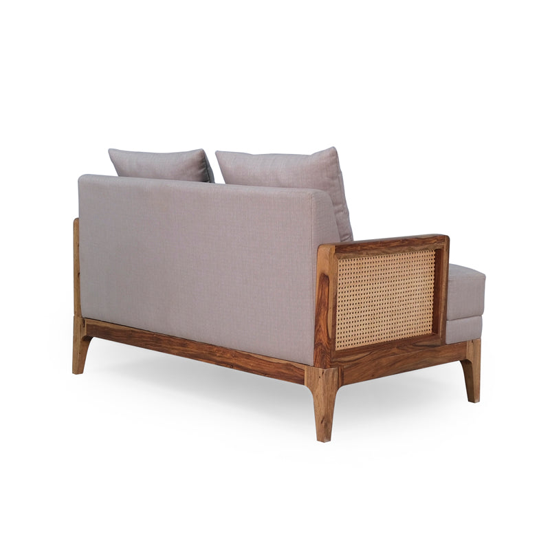 Arbor Rattan Sofa 2 Seater Textured Light Brown