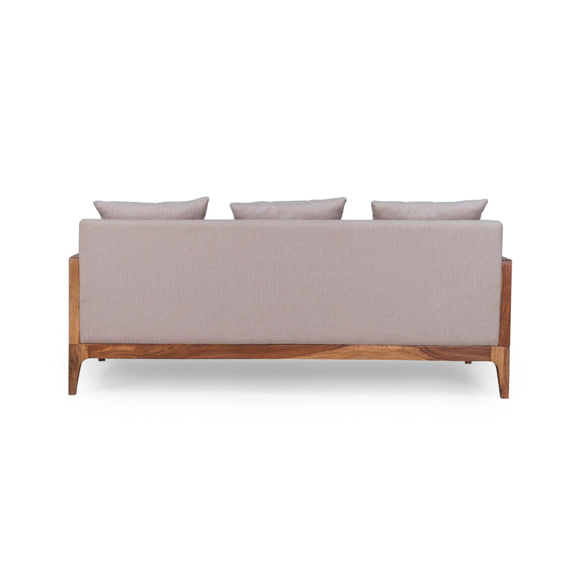 Arbor Rattan Sofa 3 Seater Textured Light Brown
