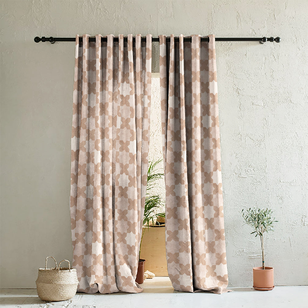Ethenic Room Darkening Curtain Set of 2 - DS457A