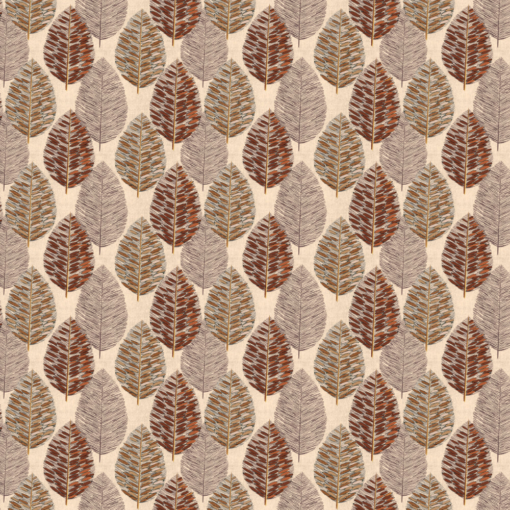 Elegant Floral Print Room Darkening Curtains- Set of 2 -DS 480 C