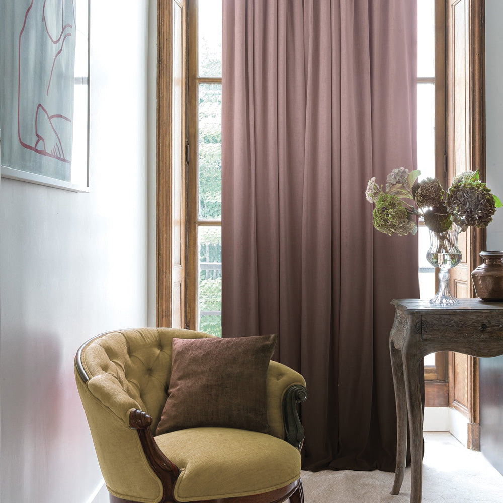 Elegant Ombre Print Room Darkening Curtain Set of 2, FL5