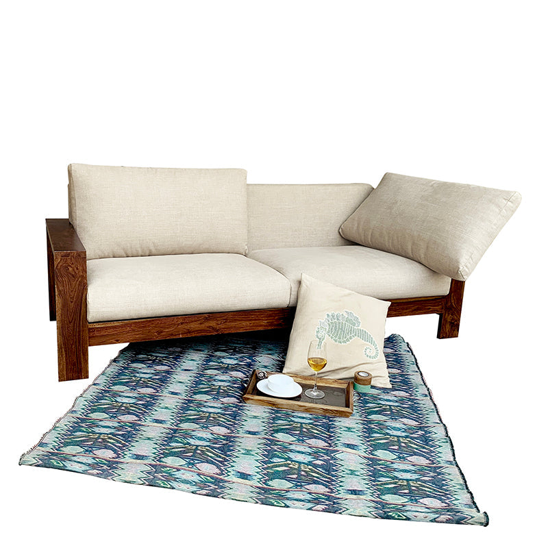 Trissino Solid Wood Two Seater Sofa
