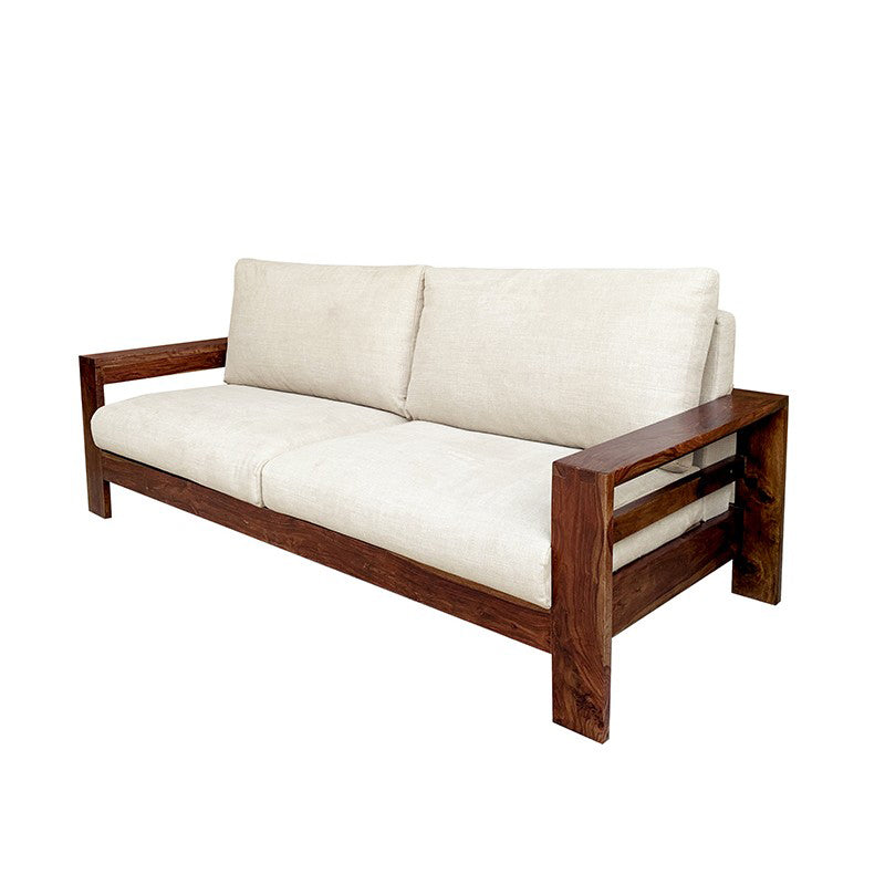 Trissino Solid Wood Three Seater Sofa