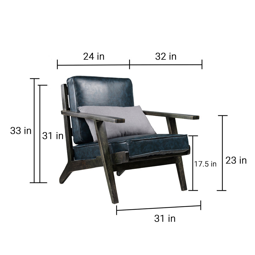 Walter Solid Wood Arm Chair