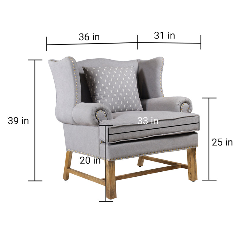 Edvard Solid Wood Arm Chair