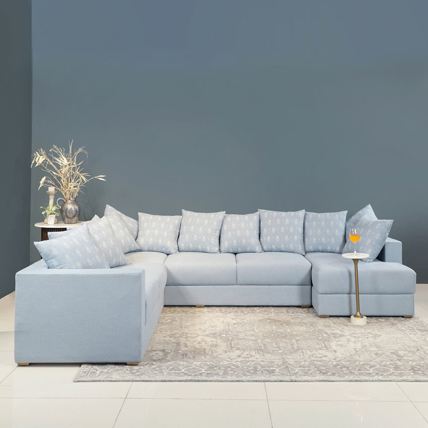Grayson Upholstered Sofa With Chaise Sectional