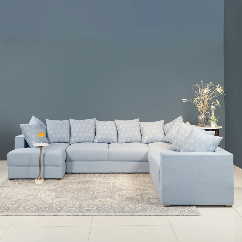 Grayson Upholstered Sofa With Chaise Sectional
