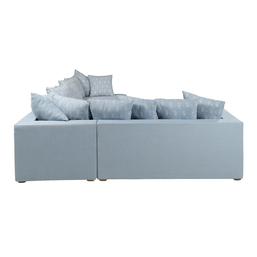 Grayson Upholstered Sofa With Chaise Sectional