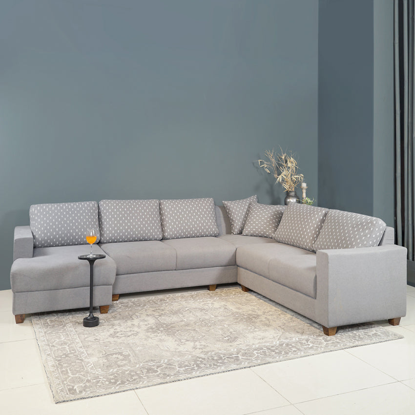 Hadrian Upholstered Sofa With Chaise Sectional