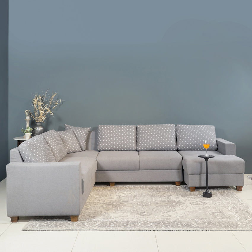 Hadrian Upholstered Sofa With Chaise Sectional