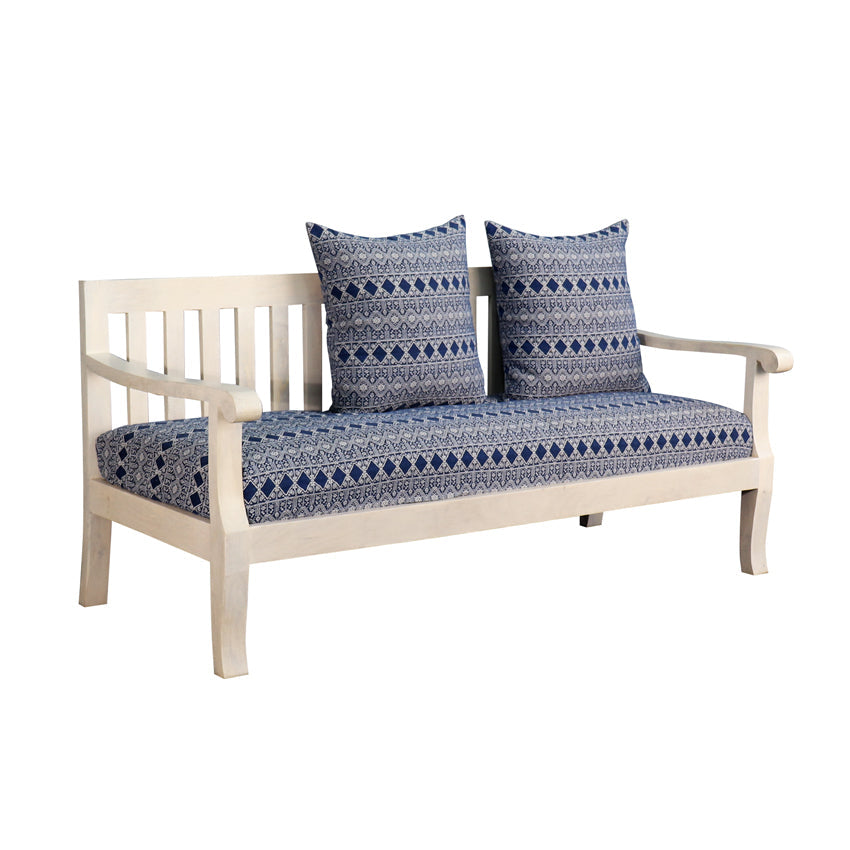 Moroccan Blue 3 seater Sofa