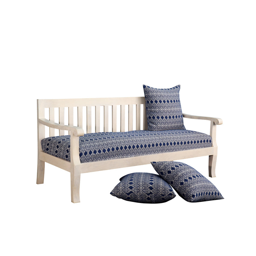 Moroccan Blue 3 seater Sofa