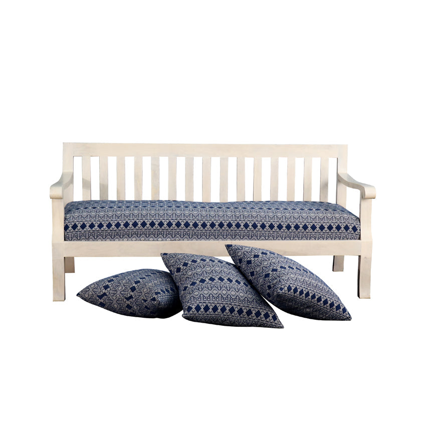 Moroccan Blue 3 seater Sofa