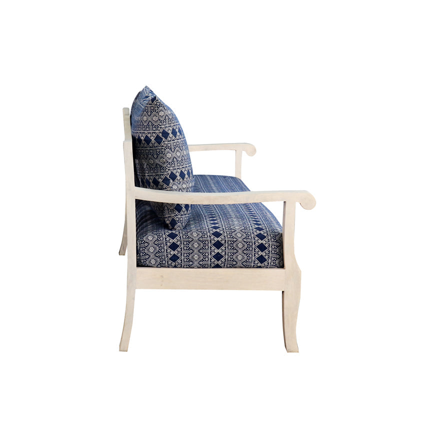 Moroccan Blue 3 seater Sofa