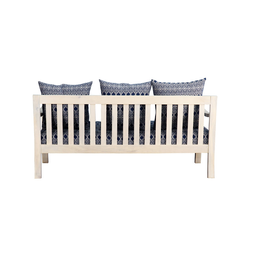 Moroccan Blue 3 seater Sofa